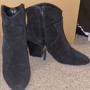 Zara black booties